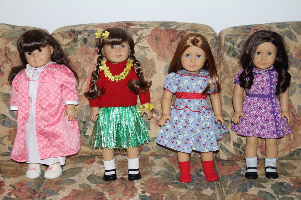American girl doll models