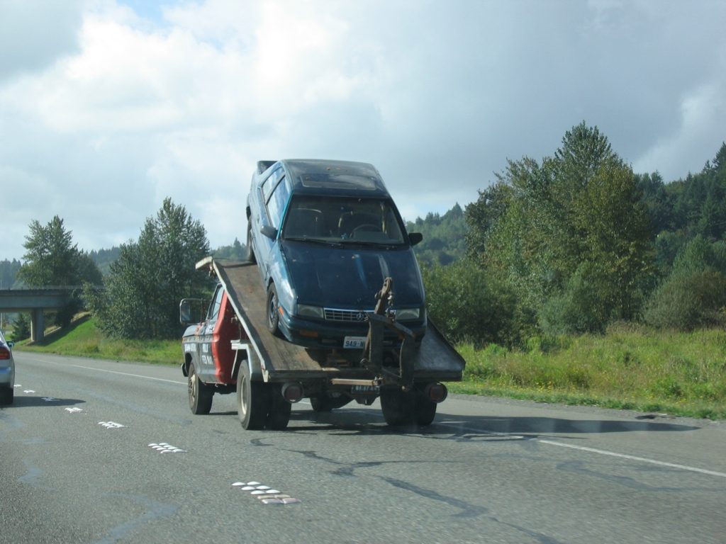 Car towing image - Cost summary