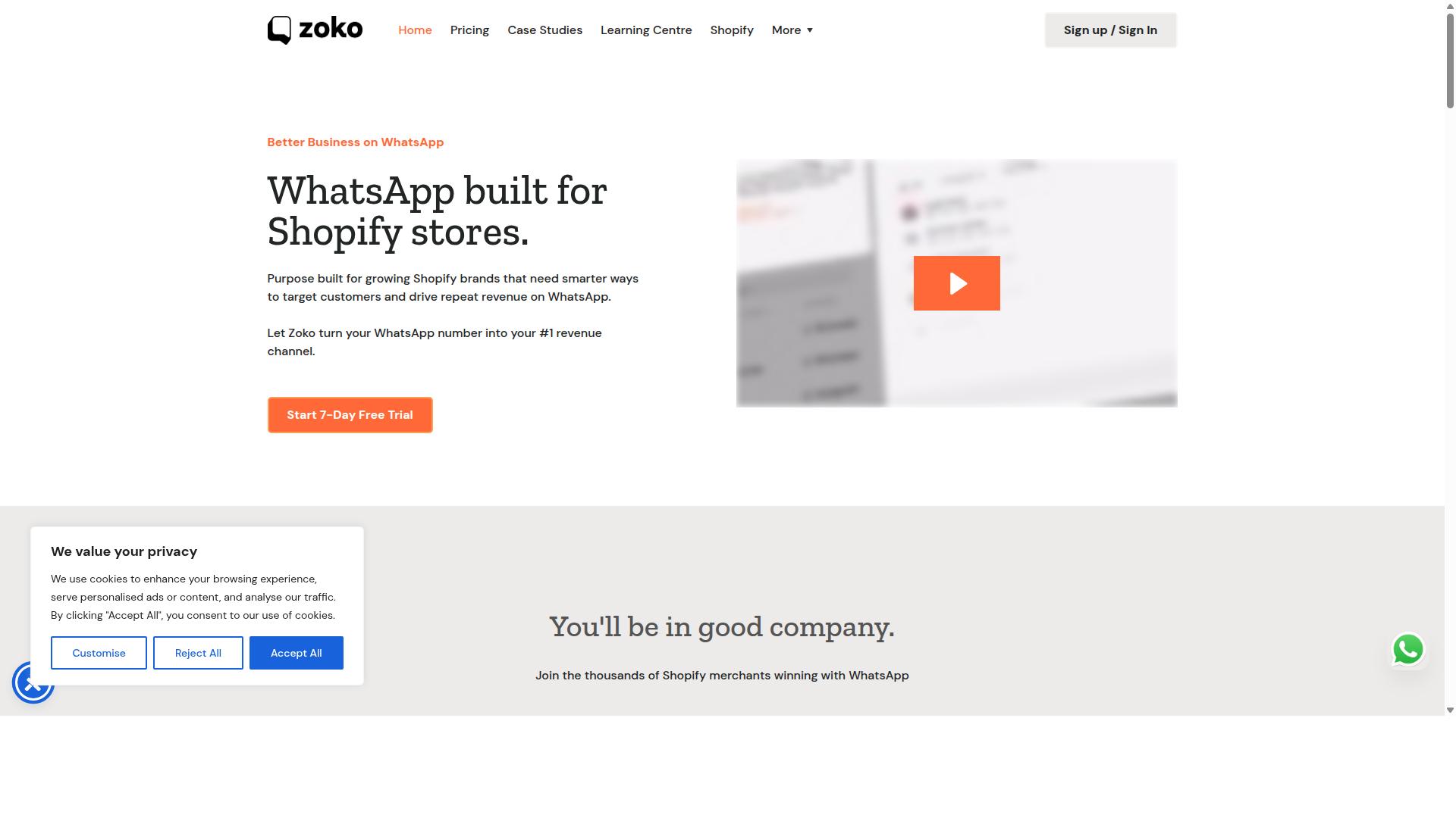 Zoko website