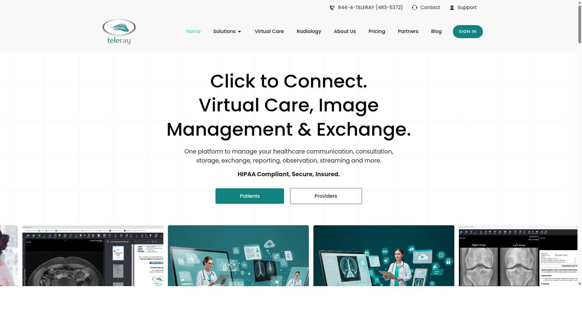 TeleRay website