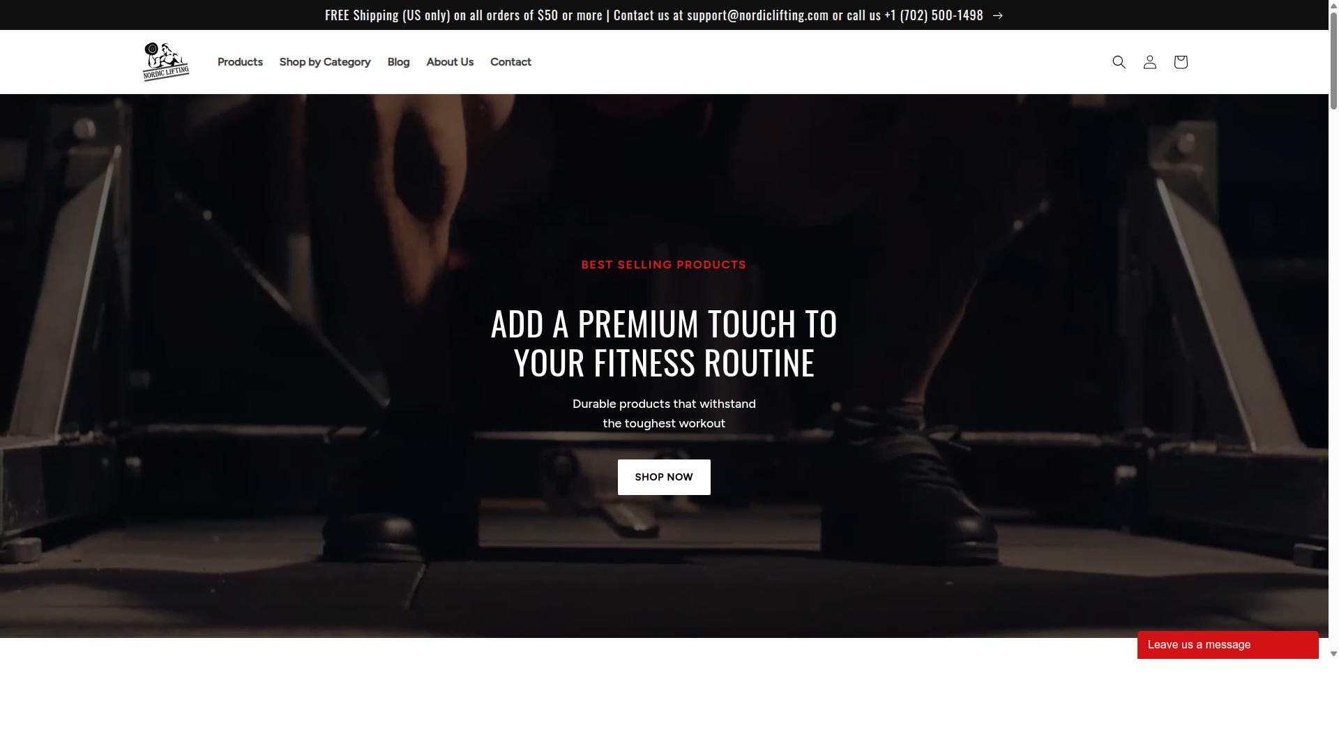 Nordic Lifting website